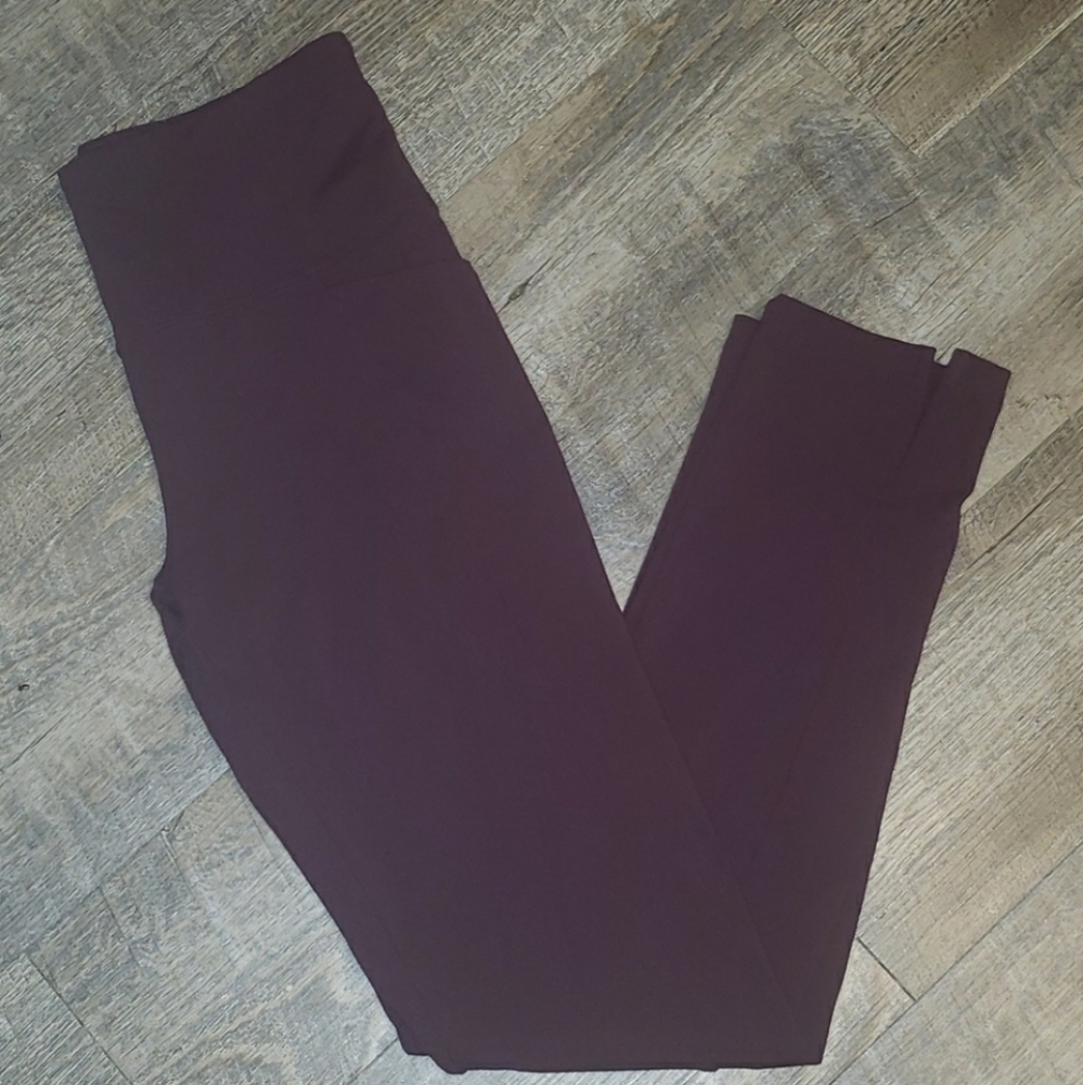 Athleta maroon leggings